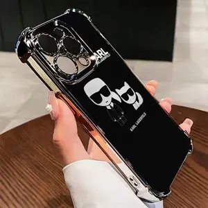 CARTOONL-LAGERFELDS K-KARLS Phone Case Suitable for iPhone 17 16e 16 15 14 13 12 11 Mini Pro Max Air X XR XSMAX 8 7 Plus Anti Fall Matte Back Cover