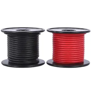 TUOFENG 14 AWG Wire, Soft and Flexible Silicone Insulated Wire 66 Feet [33 ft Black and 33 ft Red ] Stranded Wire High Temperature Resistance for RC Applications,Test Lead,Drones Battery