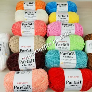 PARFAIT PREMIER YARNS, Crochet Chunky Yarn, Crochet, Knitting Yarns