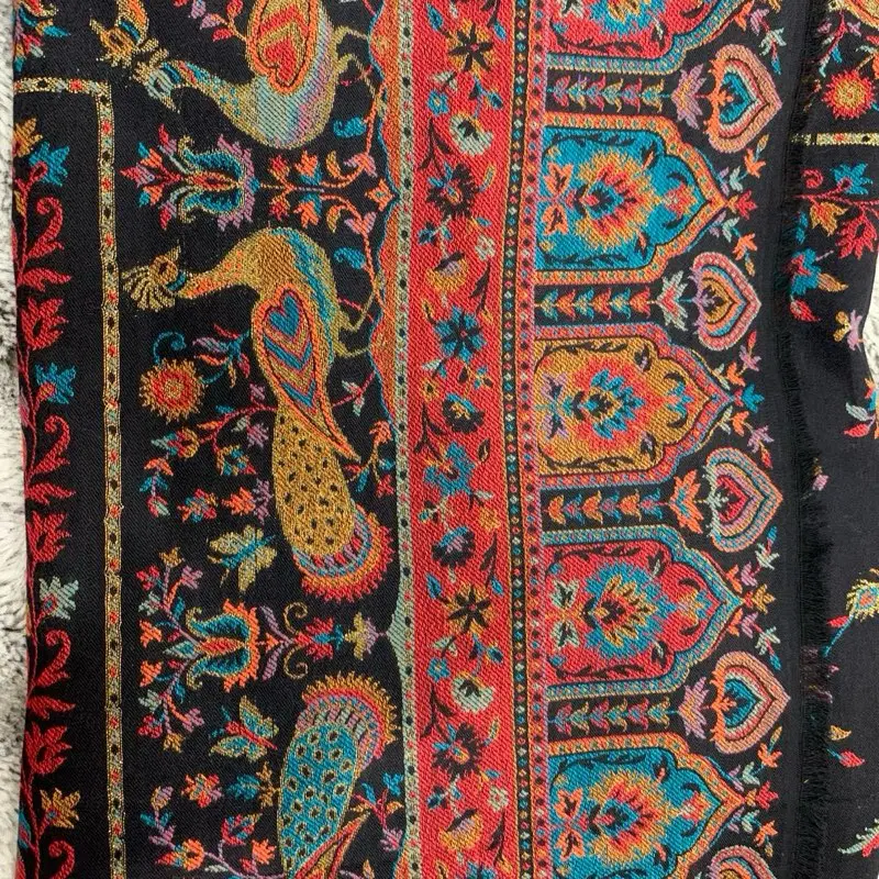 Pashmina kani Shawl with Intricate Designs - Intricate Patterns, Customizable Fit, Premium Quality, Suitable for Everyday Wear and party wear