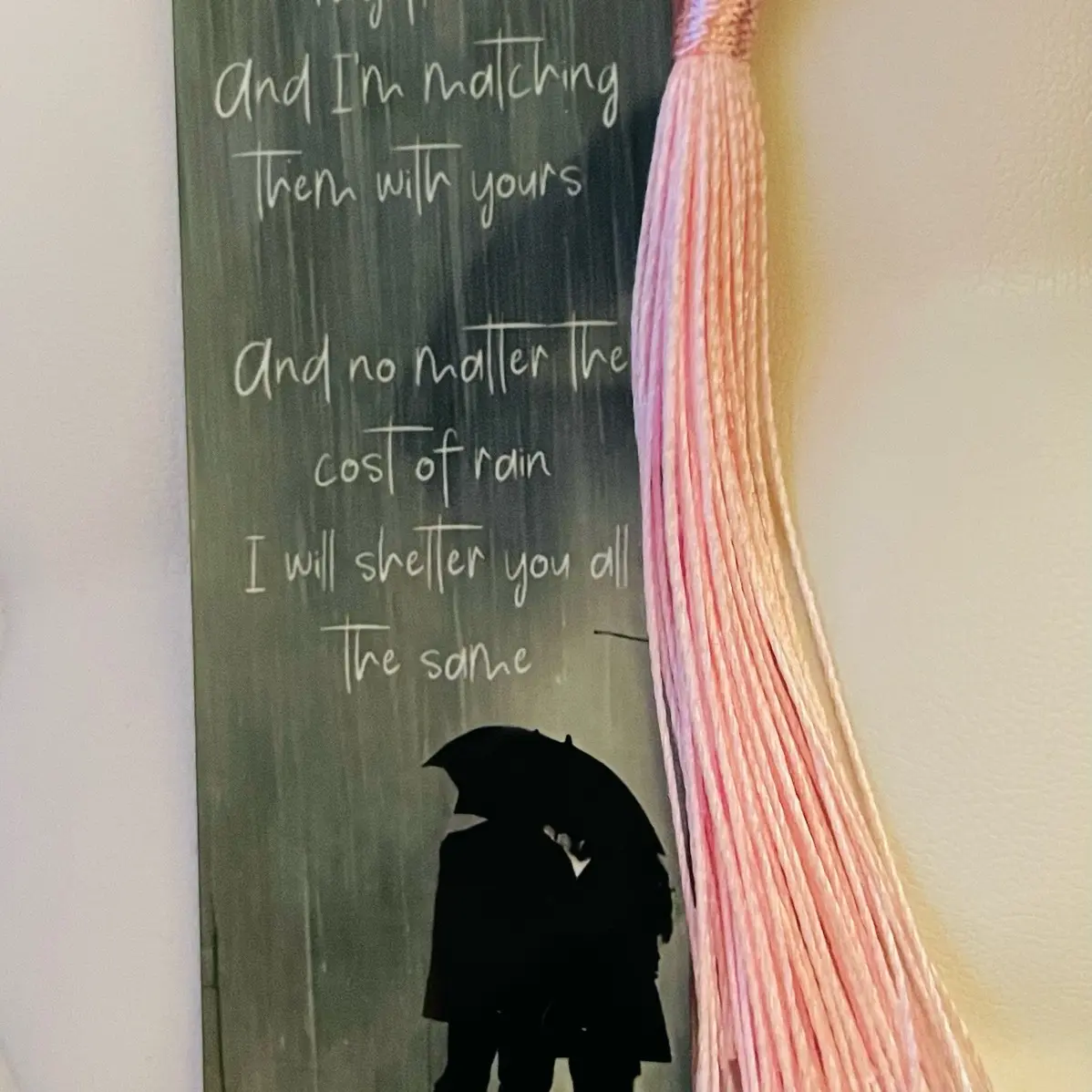 Sleep Token Inspired Metal Bookmark - Shelter