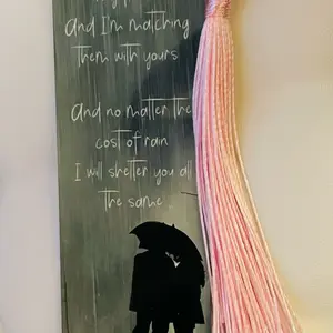 Sleep Token Inspired Metal Bookmark - Shelter