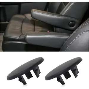 2PCS Armrest Cover Cap Compatible with 2007-2014 Chevrolet Yukon Cadillac Escalade - Replaces OEM#15279689 Rear Bucket Seat Arm Rest Snap - Professional Car Accessories Interior Parts