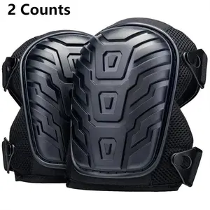 Professional Knee Pads with Safety, Thick Gel Cushion, Double Straps & Adjustable Clips, Ideal for Work, Gardening & Construction