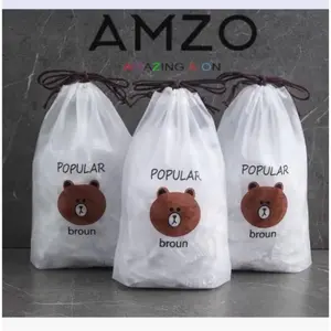 Set of 100 PE Food Wraps, Stretchable Bear Bags, Stretch Food Wraps