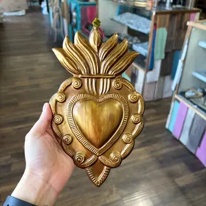 Fancy 9" Sacred Heart Ornament