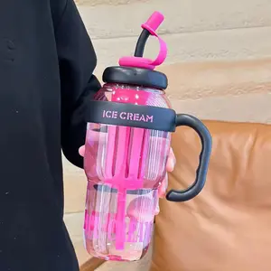 1200ML Sports Water Bottle Ice Cream Design