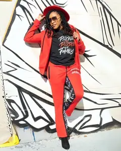 Women’s Red Your People My People Jogger Set