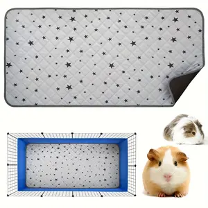 Star-patterned washable dog urine pad - leak-proof absorbent potty training pad for puppies and cats, reusable pet urine barrier, non-slip for car seats and sofas