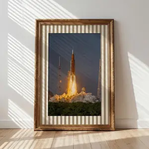 [Sale off up to 50%] [Free ship] [No Frame] Poster No Frame - Artemis II NASA Poster, First Crewed Lunar Flyby Print, Moon Mission Space Wall Art