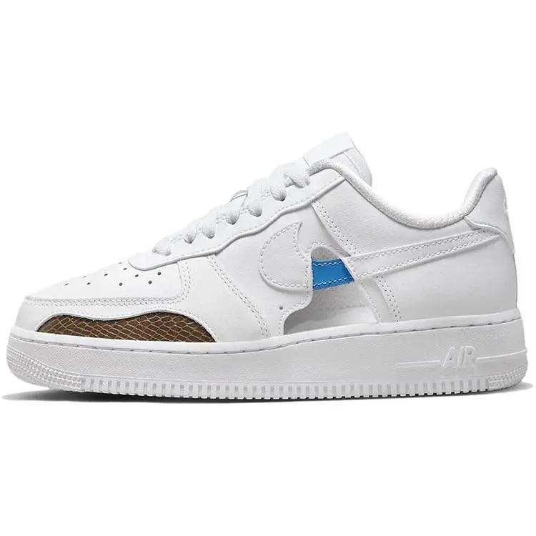 Nike Air Force 1 07 Lx See Through White' Stylish Durable Non-slip Low Top Skate Shoes Women's FB1906-100