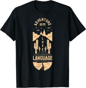 Adventure is My Love Language Tshirt Camp Graphic Plus Size T-Shirt - Briannawo Shop 56B09B7B1R9T
