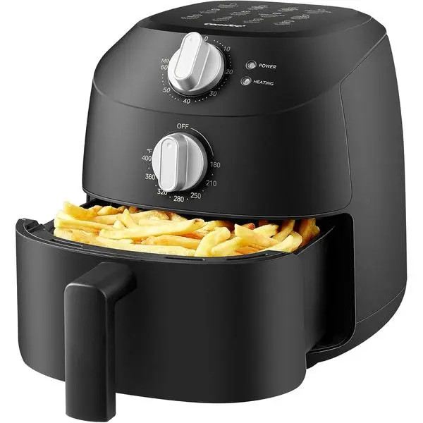 COMFEE' Compact 2.1-Quart Mini Air Fryer for Small Kitchens, Black