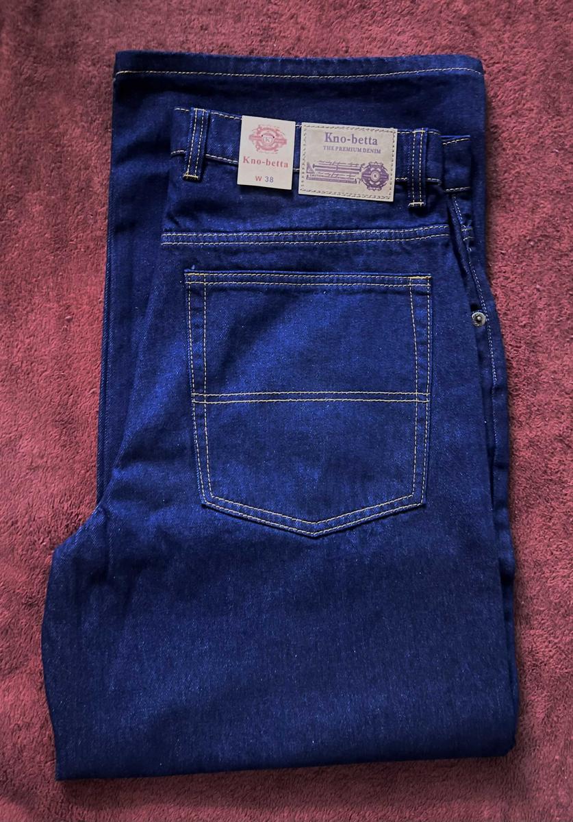 Item: Raw Blue, 38 X 30