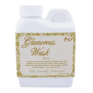 Tyler Glamorous Wash - 4 oz/112g - A Warm and Complex Fragrance Overpowering Household Detergent with Vanilla and Amber