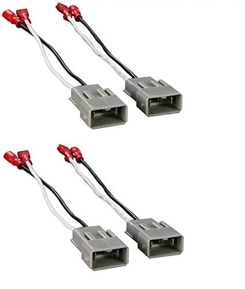 2X Speaker Connector Harness Adapter CAC-7800 72-7800 For 1982-UP Select Honda