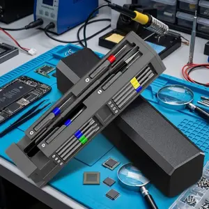 Magnetic Mini Precision Screwdriver Set - Compact Repair Tools for Phones, Watches, Laptops & Electronics. Essential Kit for Home DIY, IT Jobs & Tech Maintenance.