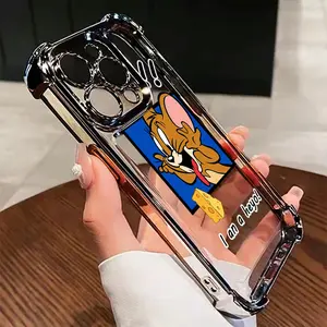Cartoon T-Toms And J-Jerrys Phone Case Suitable for iPhone 17 16e 16 15 14 13 12 11 Mini Pro Max Air X XR XSMAX 8 7 Plus Anti Fall Matte Back Cover
