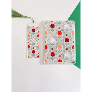 Rose Garden Cameo Kindle Device Case  Ereader Cover with Matching Bookmark