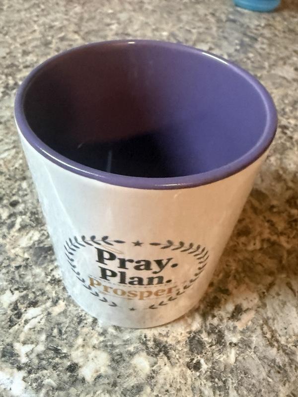 Pray Plan Prosper Coffee Mug - Washable Drinkware for Daily Use