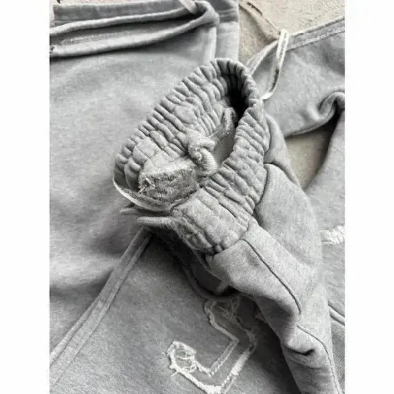 2025Sports suit Gothic Womens Zipper Sweatshirt Pants Two Piece Set Y2K Harajuku Letter Patchwork Embroidery Vintage Oversized Jacket Pants Set 2025Sports suit Gothic Womens Zipper Sweatshirt Pants Two Piece Set Y2K Harajuku Letter Patchwork Embroidery Vintage Oversized Jacket Pants Set