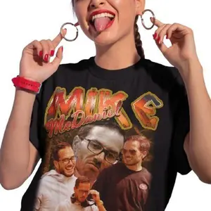 Vintage Mike Mcdaniel Unisex T-Shirt- Perfect Gift Idea for Fans of Mike McDaniel Tshirt Comfort Cotton