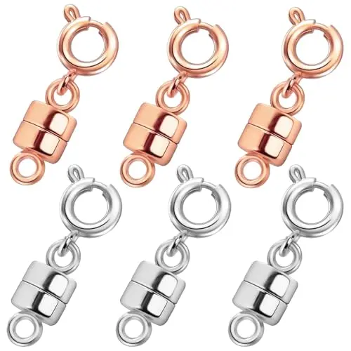 6Pcs | Silver & Rose Gold