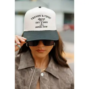 Trendy & Tipsy Social Club Trucker Hat
