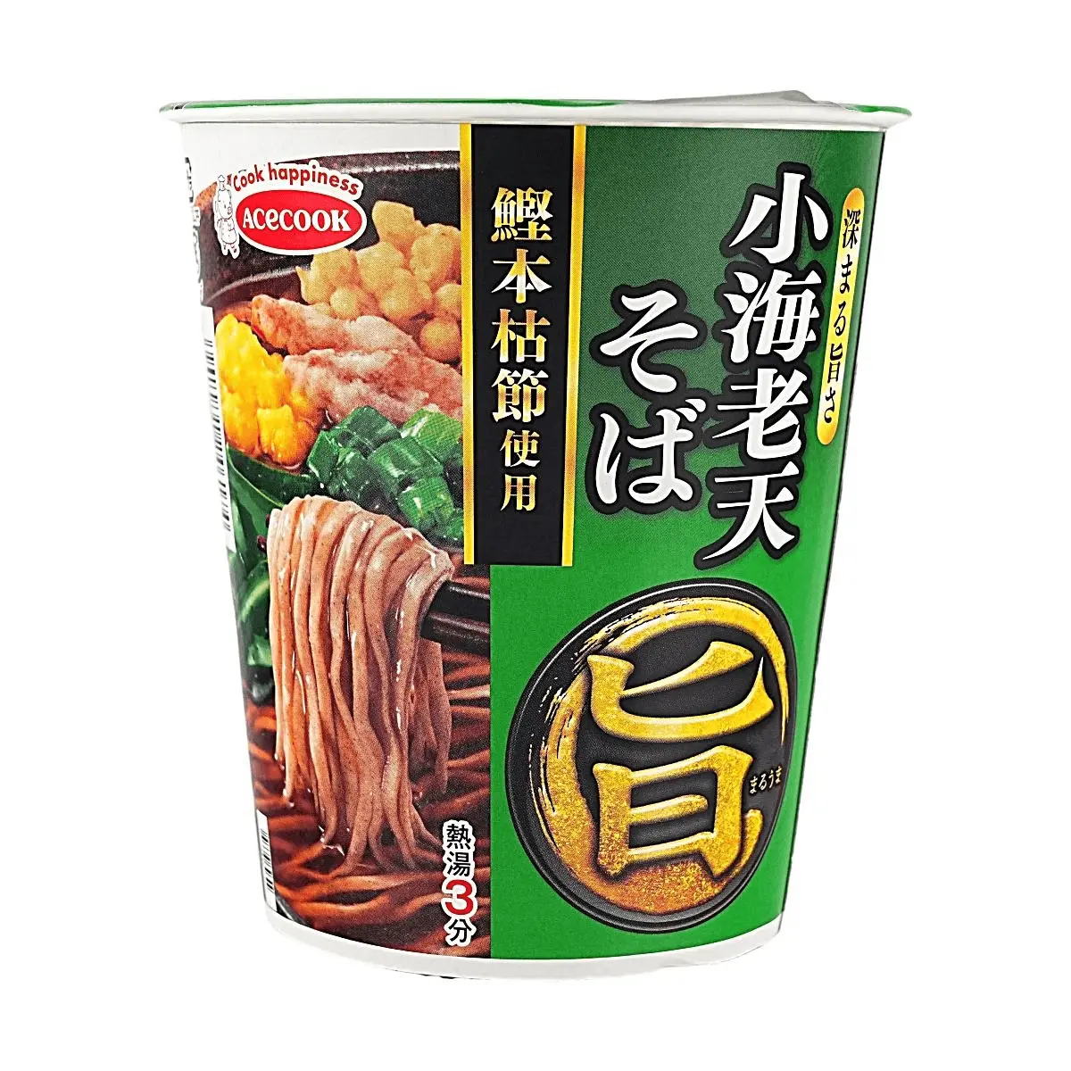 ACECOOK Japanese Shrimp Tempura Soba Instant Noodles (57g) - Savory Bonito Broth, Authentic Japanese Style Food, Japanese Tempura
