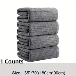 Extra Large Bath Towel Set, Ultra-Fine Fiber Absorbent Xl Bathroom Towels, Soft Shower Towel for Family Hotels, 35"x70" Quick Thickening, Premium Bath Towels