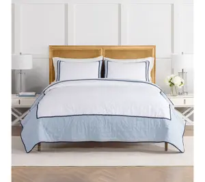 Draper James Cotton Microfiber F/Q Quilt Set - True White