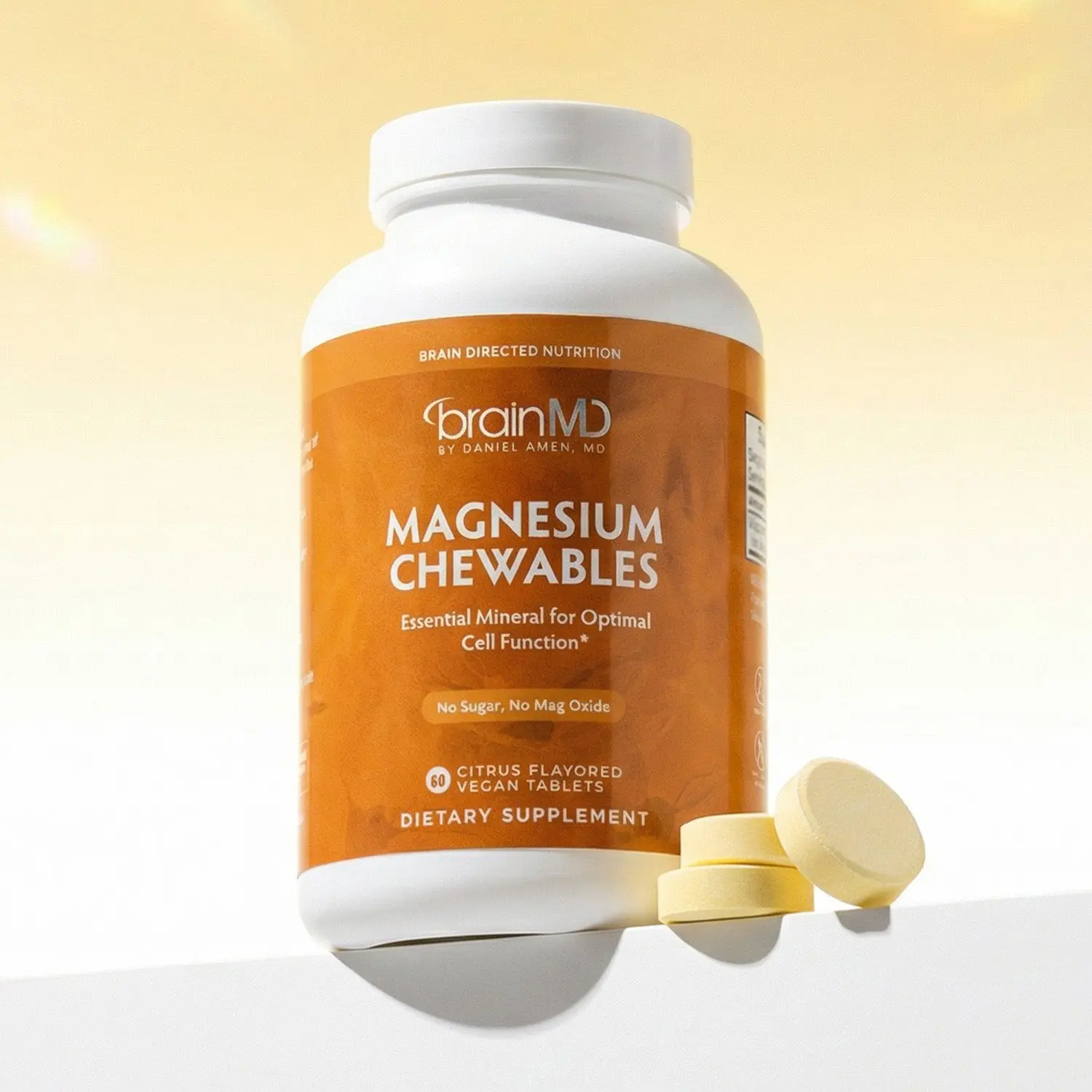 Magnesium Chewables by BrainMD | For Calm, Focus, and Restorative Sleep
