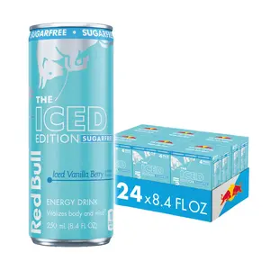 Red Bull Iced Edition Sugarfree Energy Drink,  Iced Vanilla Berry,  8.4 fl. oz.,  6 x 4 Cans