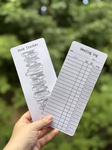 Reading Log Bookmark with Rating Scale & Progress Tracker