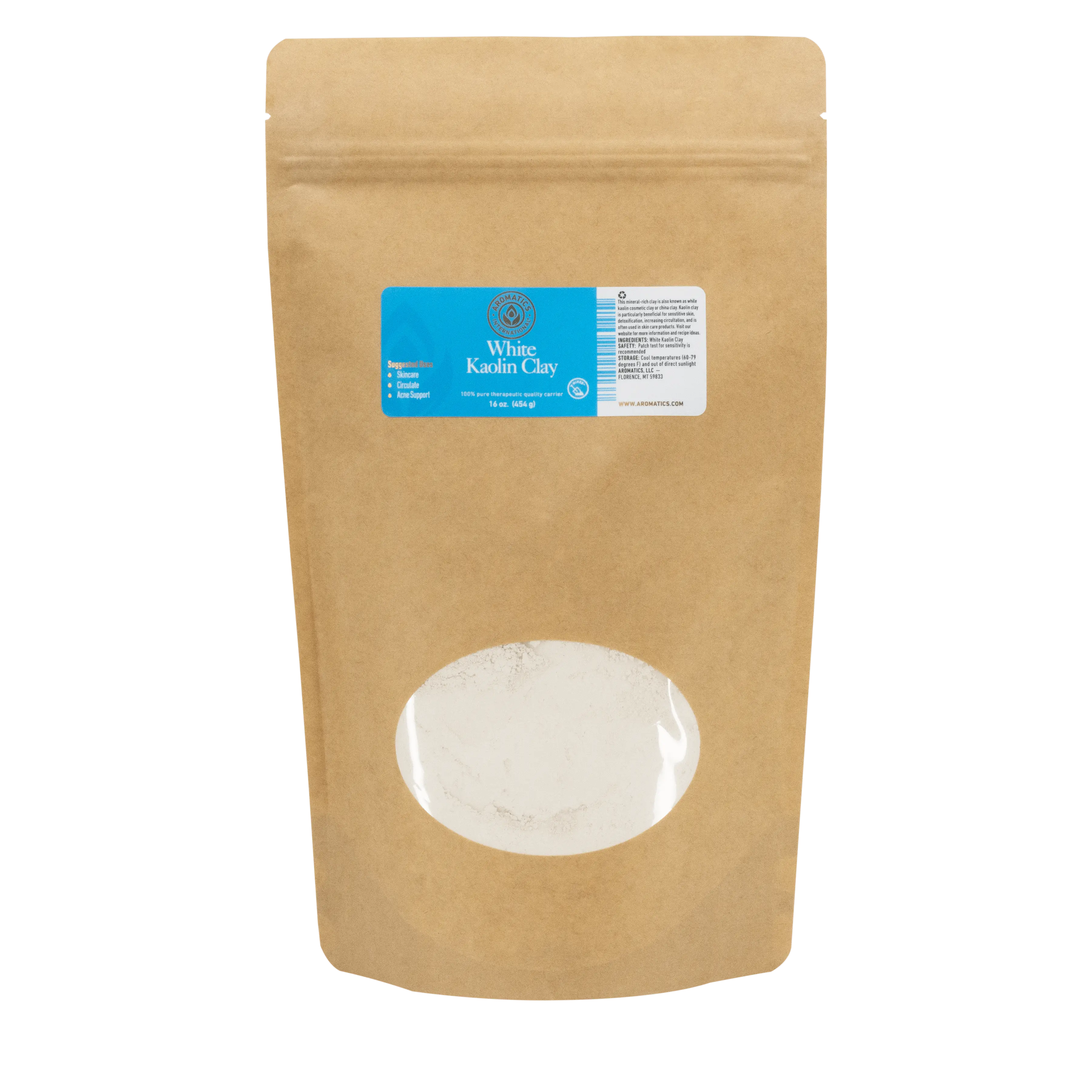 White Kaolin for Natural Skincare Wellness Clay Powder Cosmetic Gentle