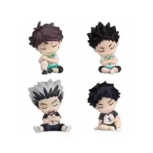 Genuine Action Figure 2 Haikyuu Sleep Style iwaizumi hajime Akaashi Keiji Oikawa Tooru Kotaro Bokuto Gacha Toy