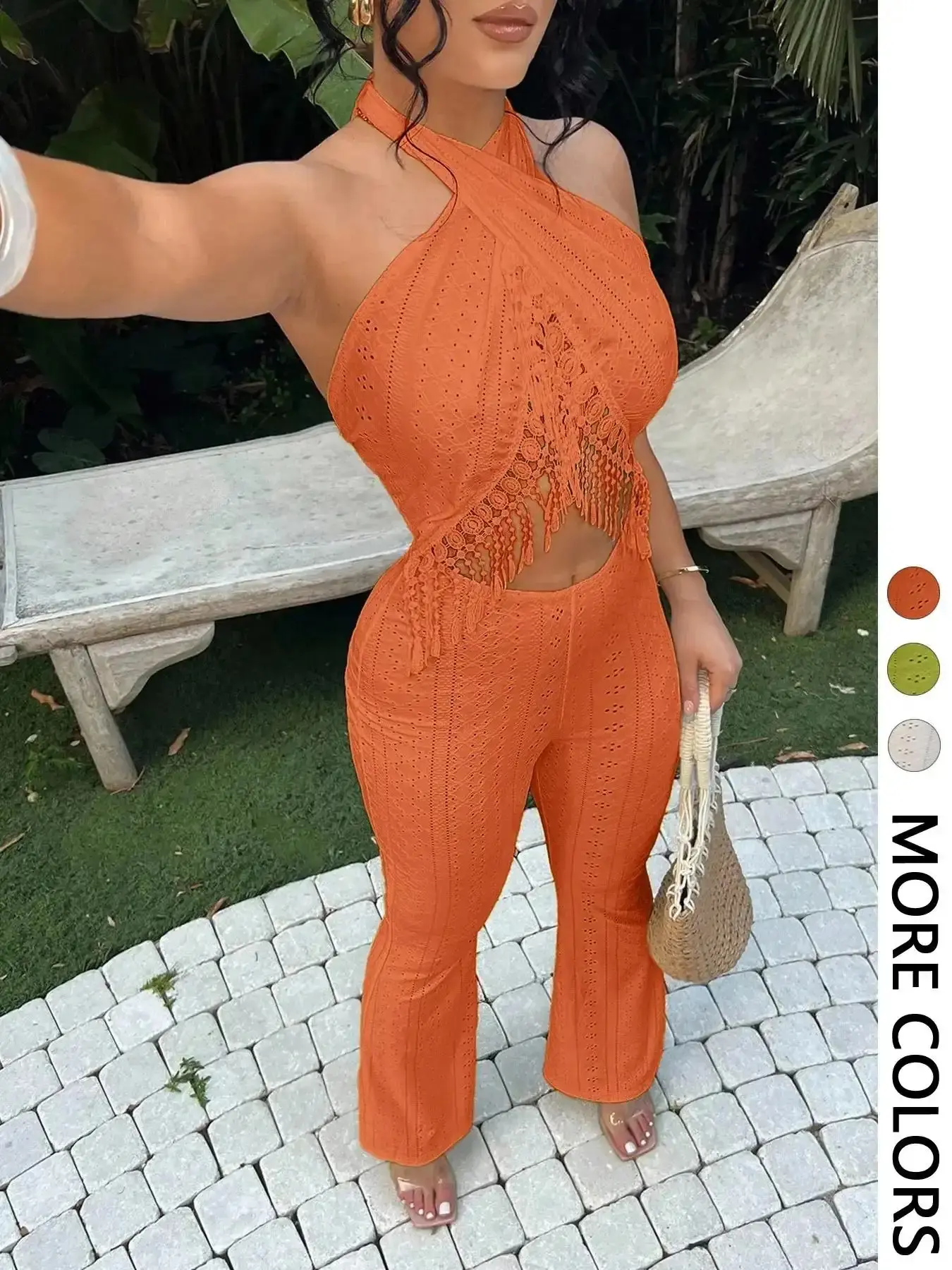 Women's Beach Casual Vacation Fitted Lightweight Breathable Chic Overalls Romper, Ladies Summer One-Piece Halter Jumpsuit, Comfortable and Stylish for Travel Relaxing, Fashion Overall Jumpsuits trending now breezy