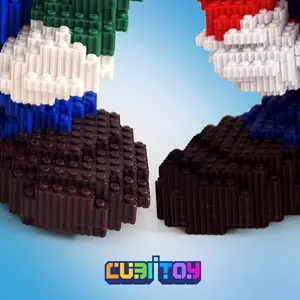 CubiToy Game Series Medium Plumber Bro (3,250 PCS each), Micro 3D Building Block Model