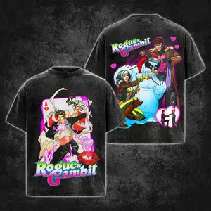 [Verse] Gambit Premium Cotton T-Shirt, Gambit Fans Club T-Shirt, Character Image Comic Fans Shirt, Mutant Hero Graphic T-Shirt, Comic Book Fans T-Shirt, Superhero Graphic Tee.