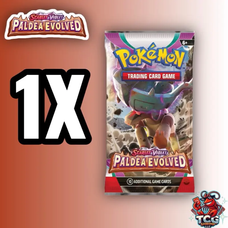 Paldea Evolved Pokemon Booster Pack *LIVE RIP*