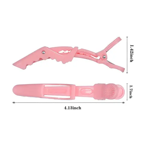 Hair Clips 2 Pack – Professional Alligator Clips For Hair, Hair Clips For Styling, Hair Styling Clips, Aligator Clips, Salon Hair Clips, Plastic Hair Clips
