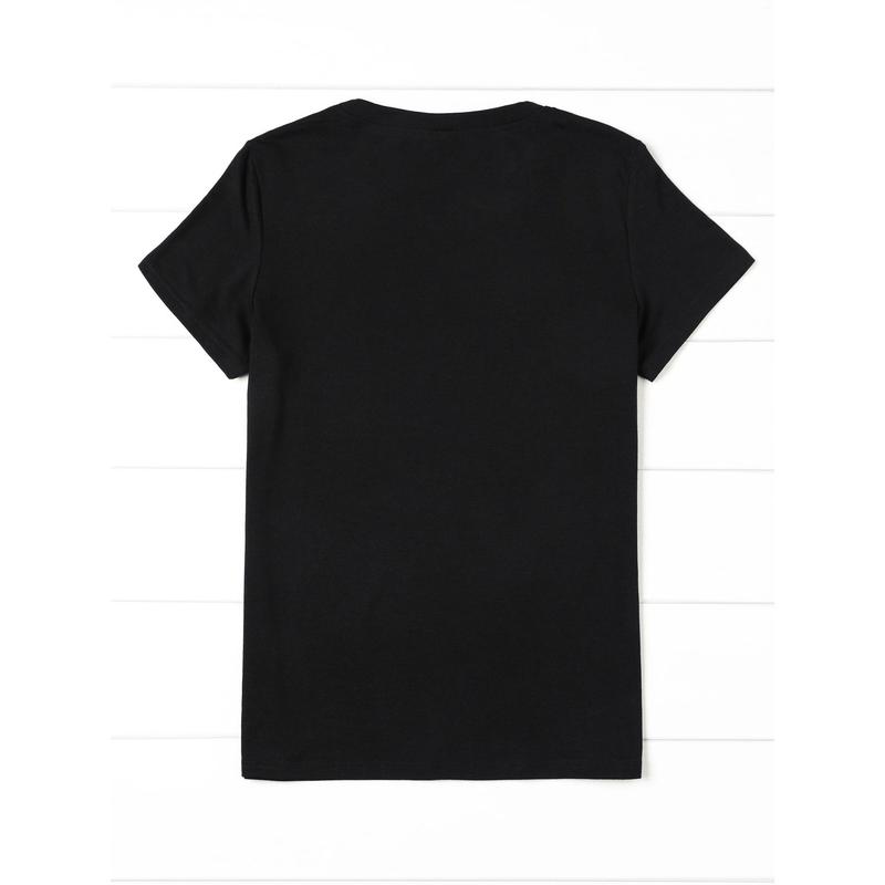 Marilyn Monroe and 2Pac Cotton Unisex T shirt Streetwear Top Black Casual Menswear