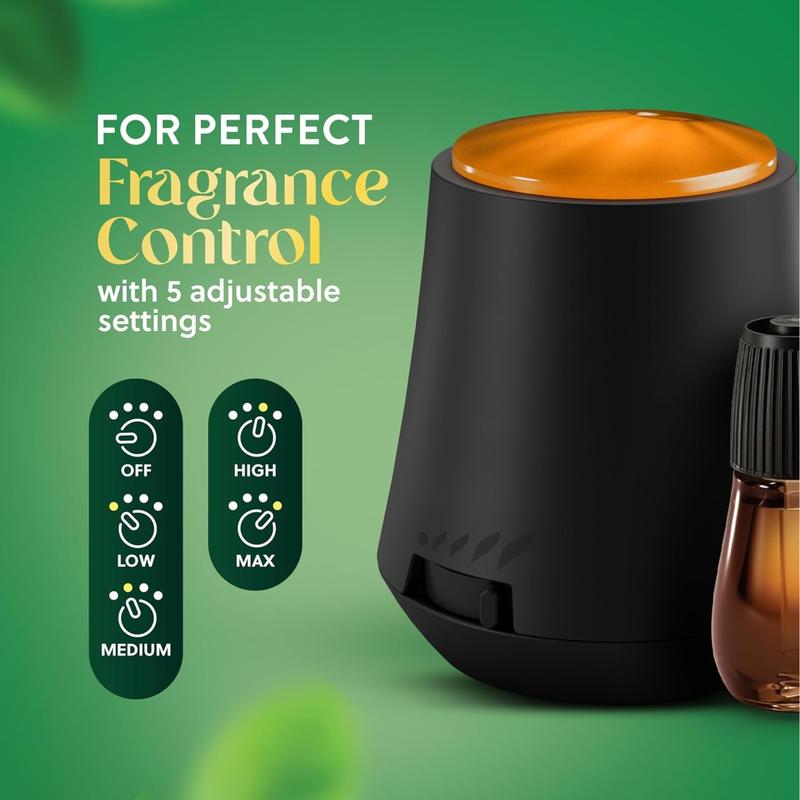 Essential Mist Starter Kit, Diffuser + 1 Refill, Lavender and Almond Blossom, Air Freshener, Essential Oils