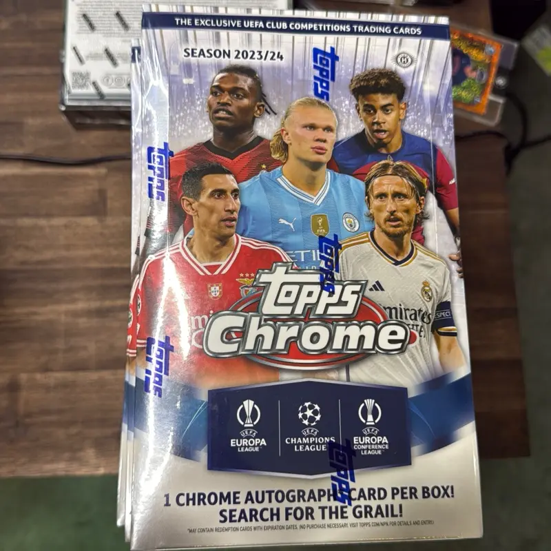 2023/24 Topps Chrome UEFA Hobby Box or Pack