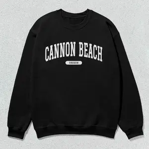 Cannon Beach Sweatshirt Oregon Collegiate Crewneck Sweater Unisex