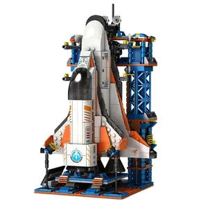 1017pcs Space Shuttle Model Kit, Astronaut Toy Set, Educational Science Gift for Kids and Collectors, Perfect Addition to Your Collection