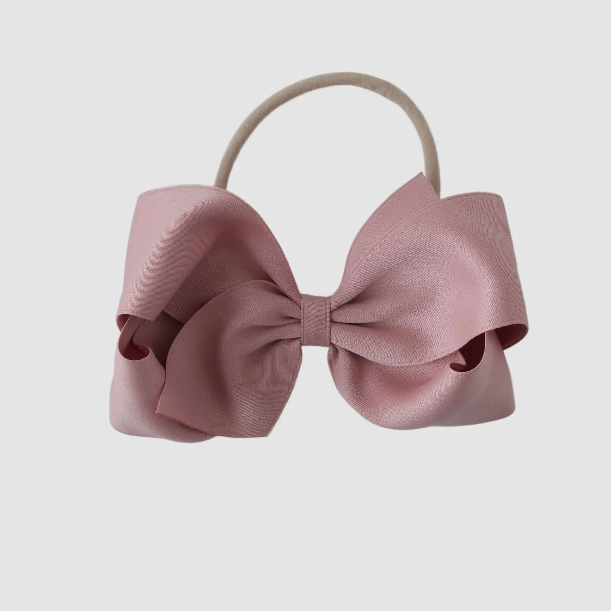 Penelope Matte Satin Bow Headband | 5 inch
