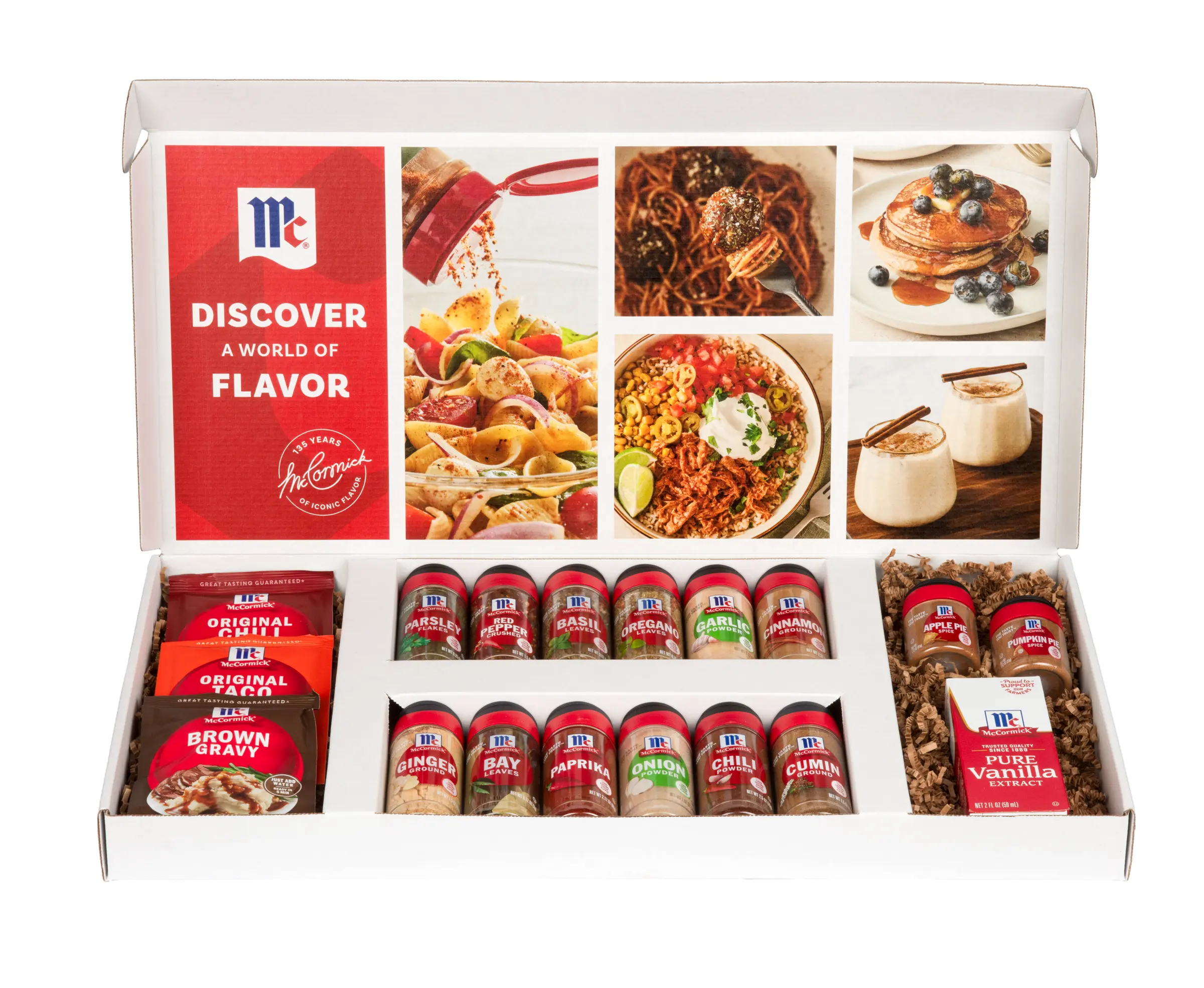 McCormick Everyday Flavor Collection - Herbs, Spices, Seasonings & Vanilla Extract - 18 Count Variety Pack