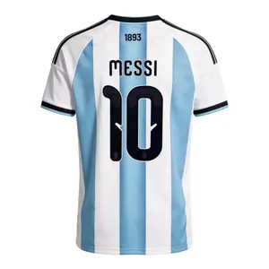 2526 Home Blue White No. 10 Short-Sleeve Soccer Jersey
