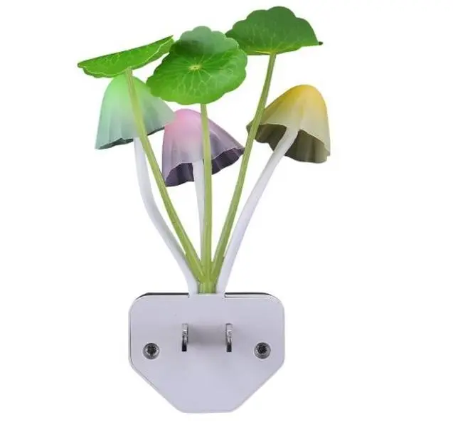 Led Night Light, Color Changing Plug-in LED Mushroom Dream Bed Lamp